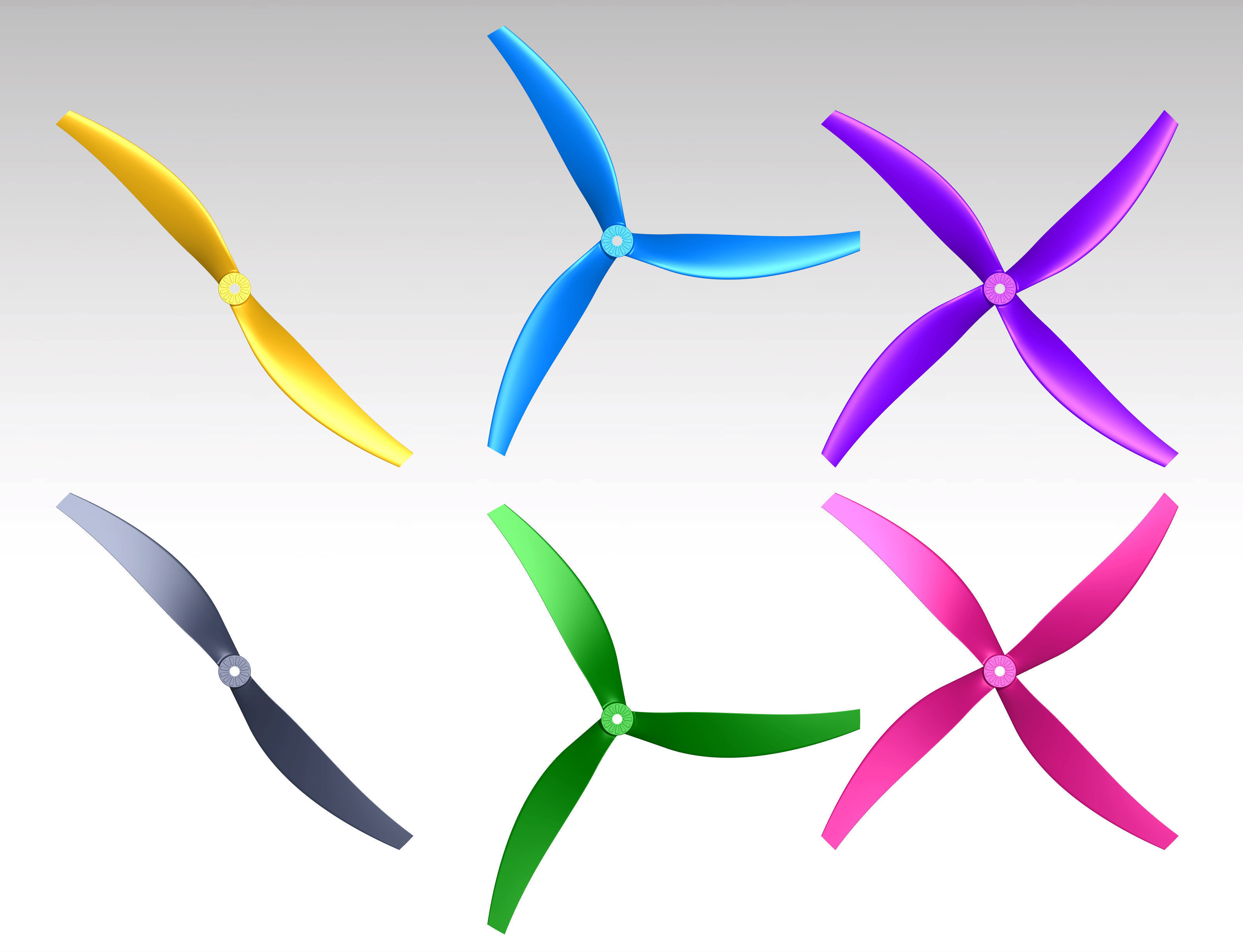 Set of Propellers AP-PR-011-10-6 3D print model_2