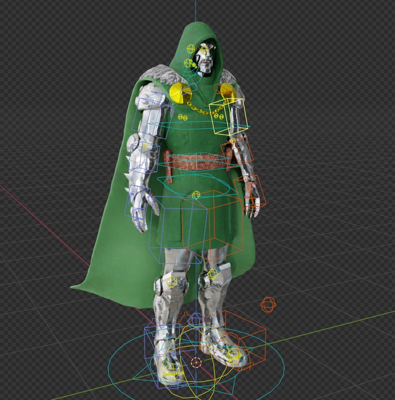 Dr Doom 3D model_5