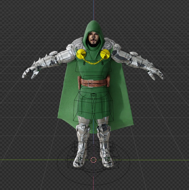 Dr Doom 3D model_4