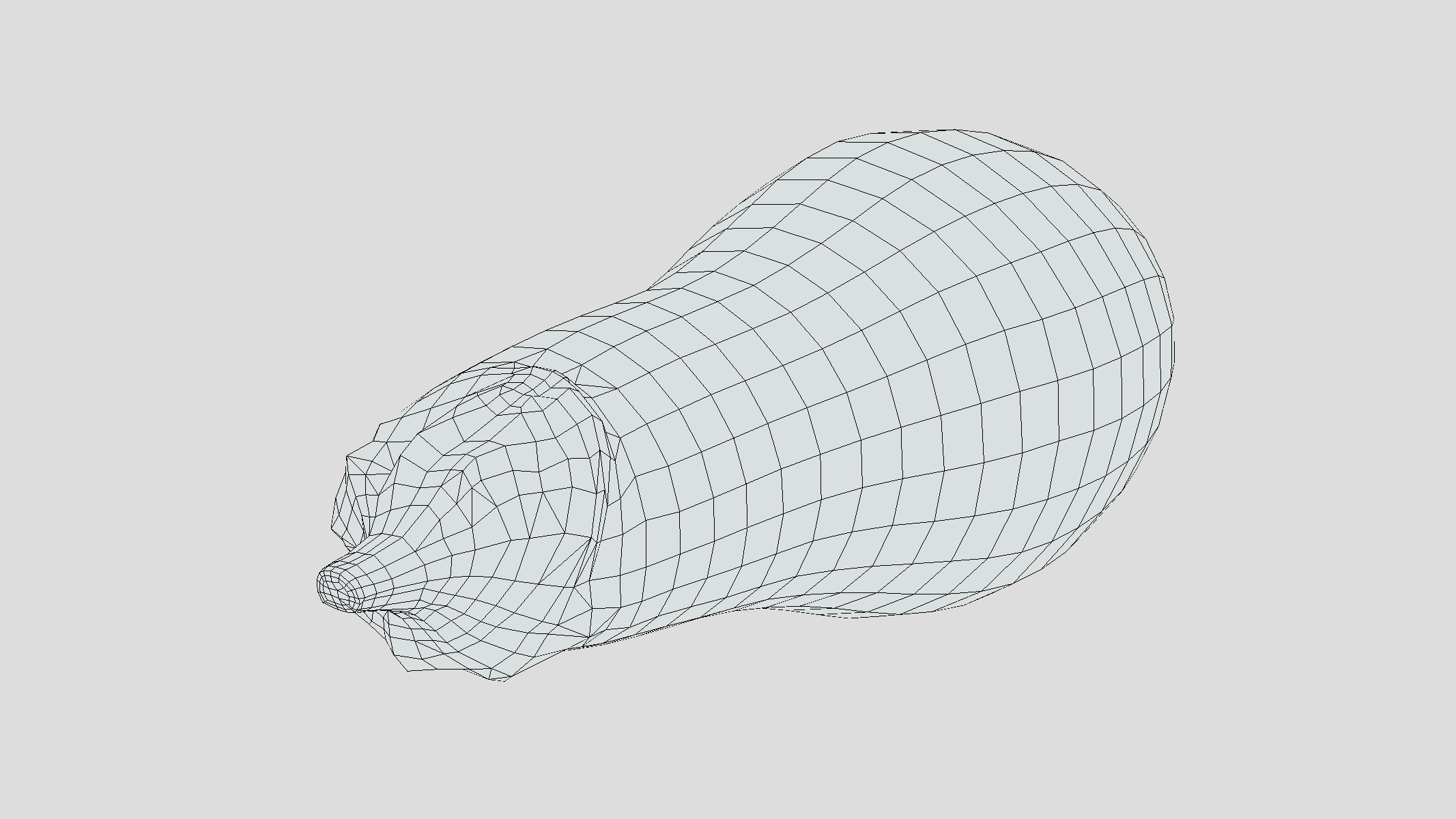 Brinjal Low Poly Low-poly 3D model_3