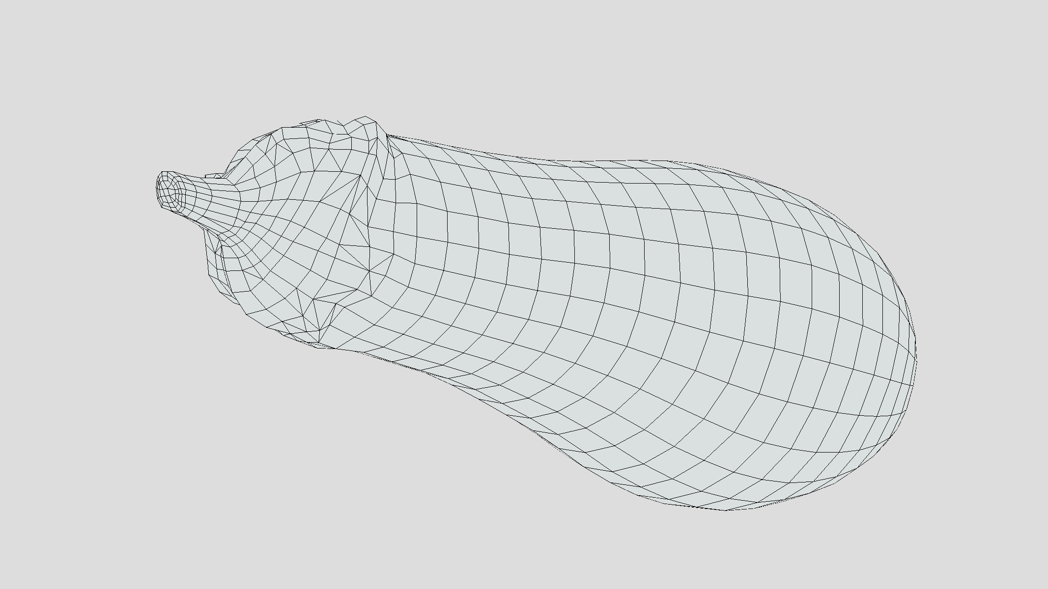 Brinjal Low Poly Low-poly 3D model_11