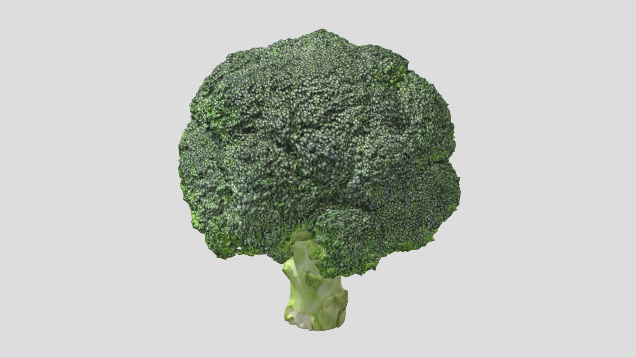 Broccoli Low Poly Low-poly 3D model_12