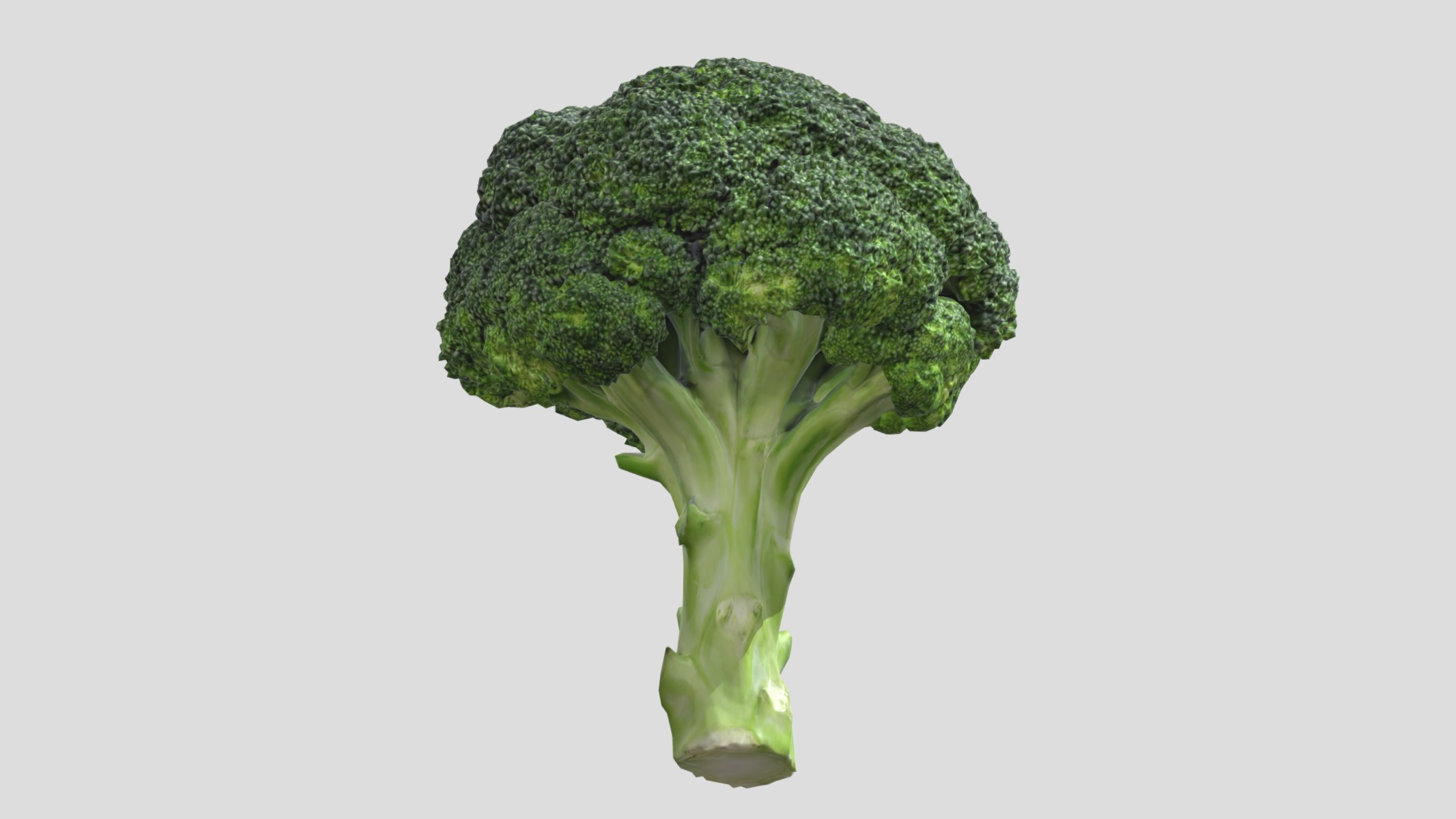 Broccoli Low Poly Low-poly 3D model_9