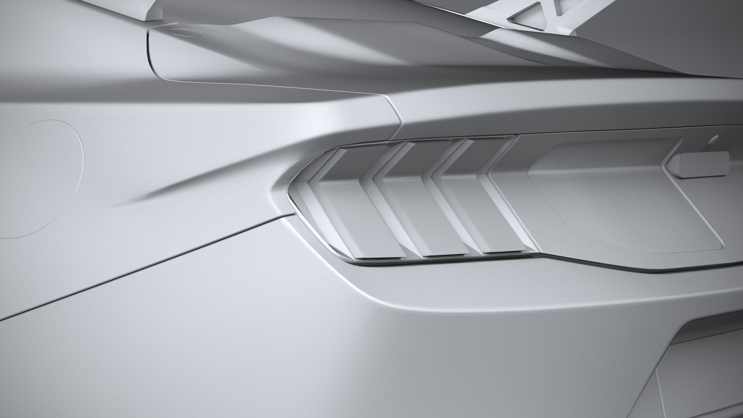 Mustang GTD 2025 LowPoly 3D model_24