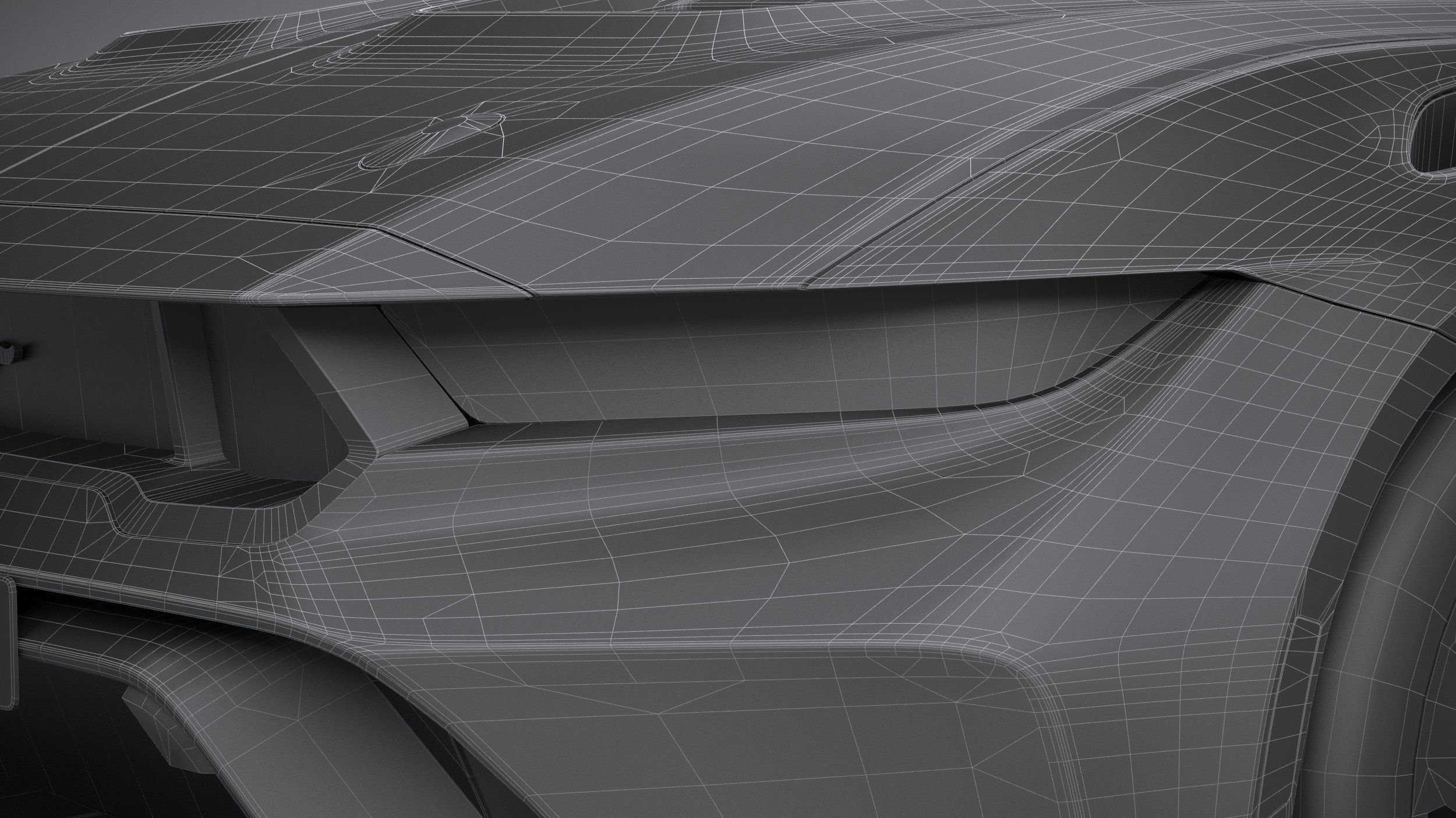 Mustang GTD 2025 LowPoly 3D model_33