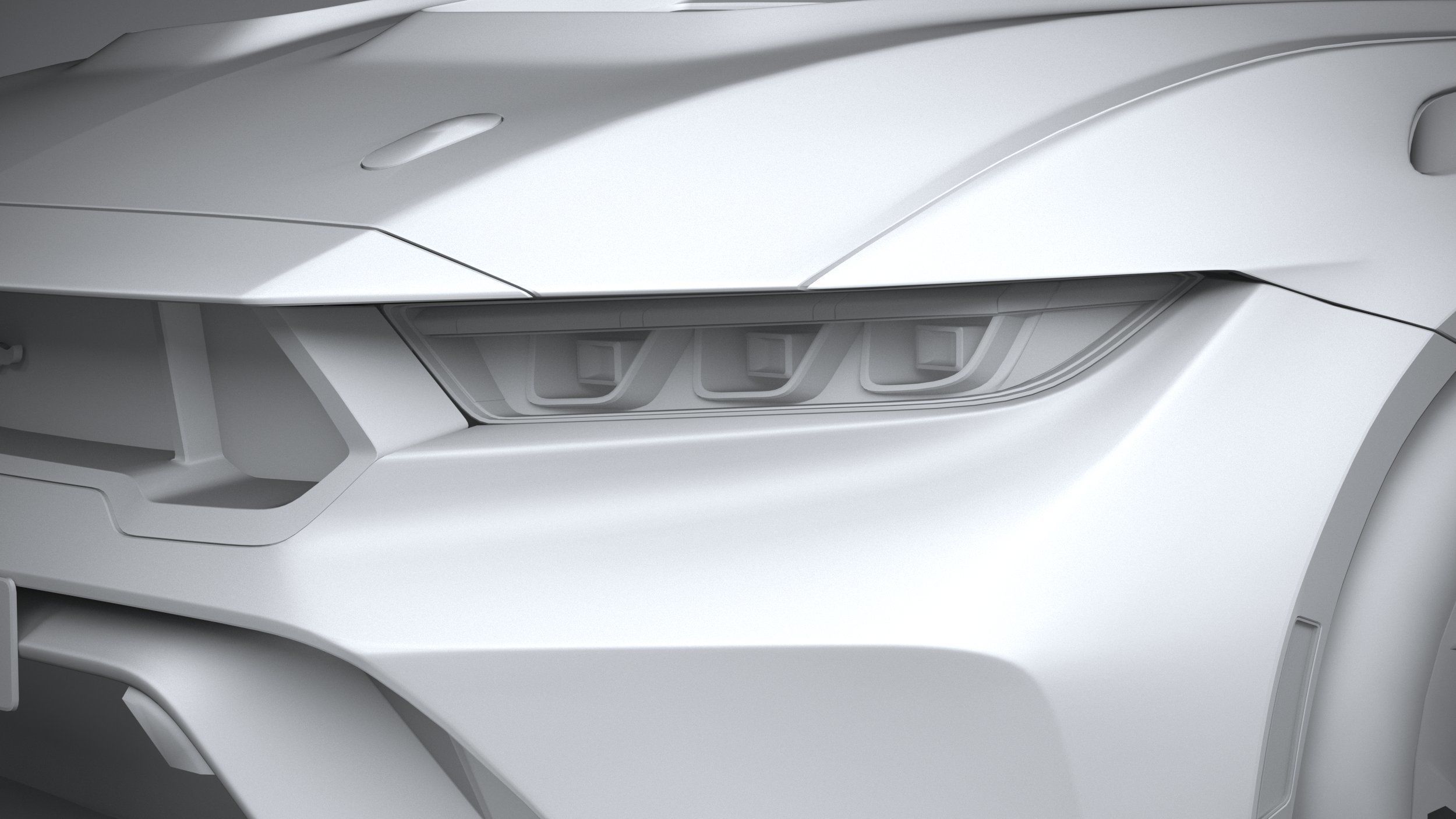 Mustang GTD 2025 LowPoly 3D model_23