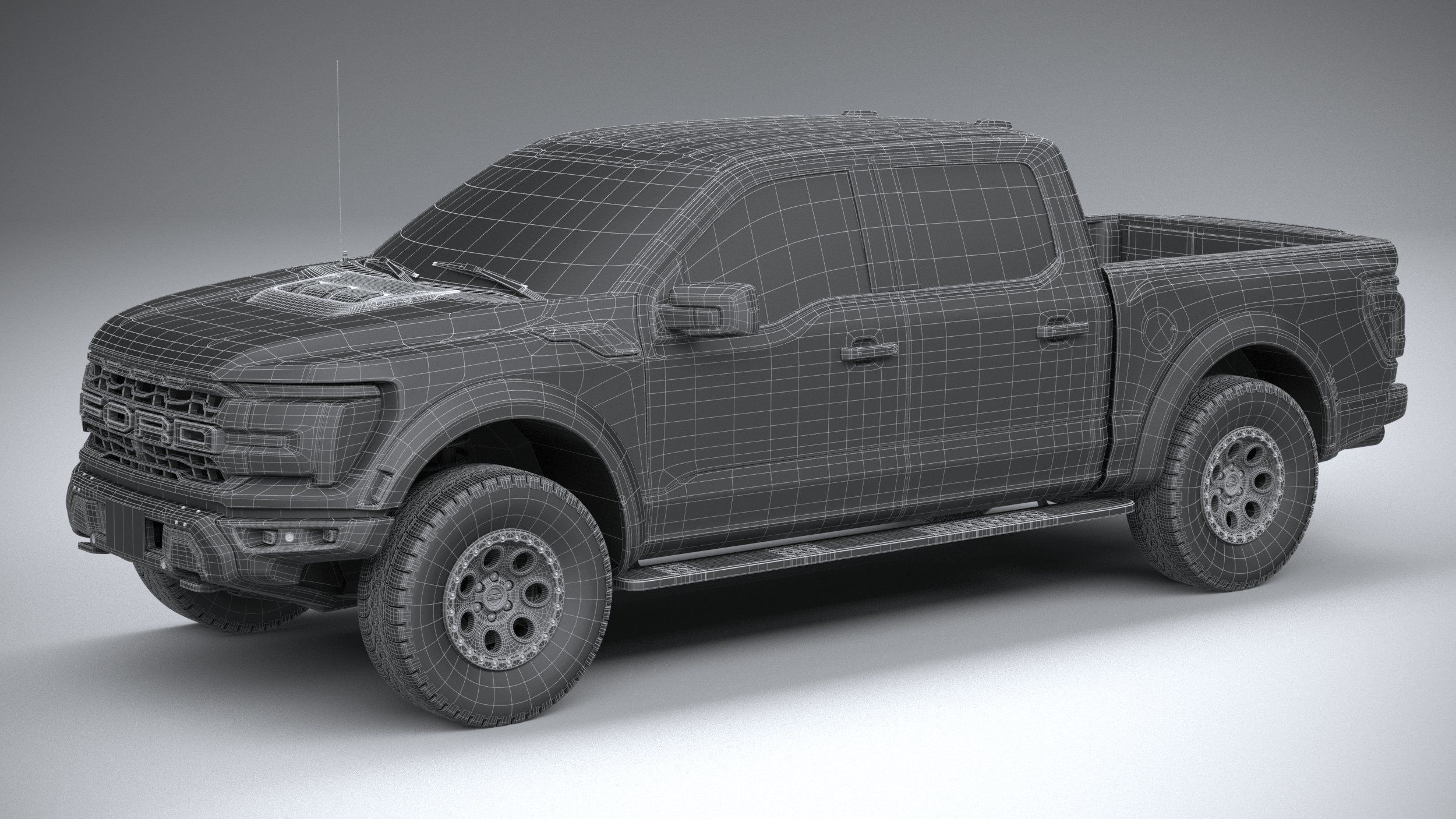 F-150 Raptor 2024 3D model_28
