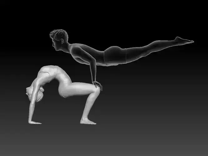 acrobatic pose 1 girl