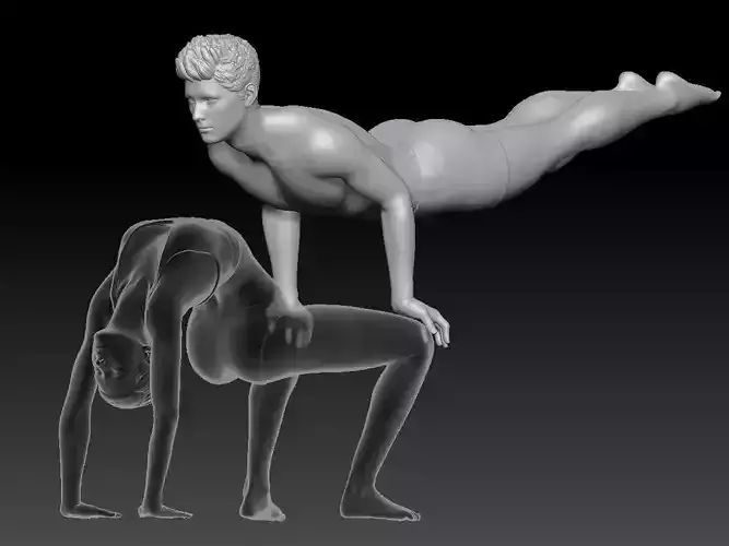 acrobatic pose 1 boy