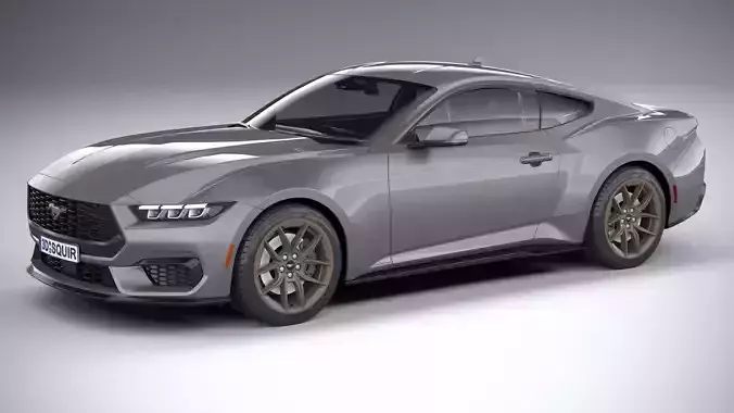 Mustang 2024 LowPoly