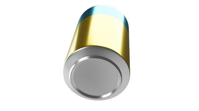 Soda Can 355ml - Blue 3D model 4