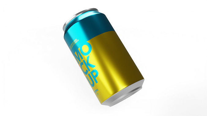Soda Can 355ml - Blue 3D model 3