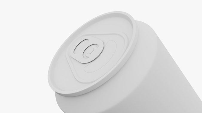 Soda Can 355ml - Blue 3D model 7