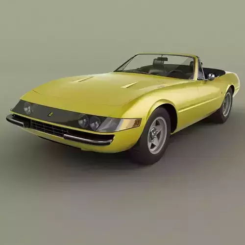 Ferrari 365 GTS-4 Daytona Plexiglass 3D model