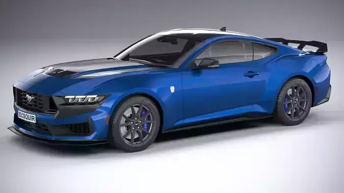 Mustang Dark Horse 2024 LowPoly