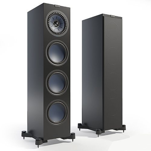 Acoustics KEF Q950 Low-poly 3D model