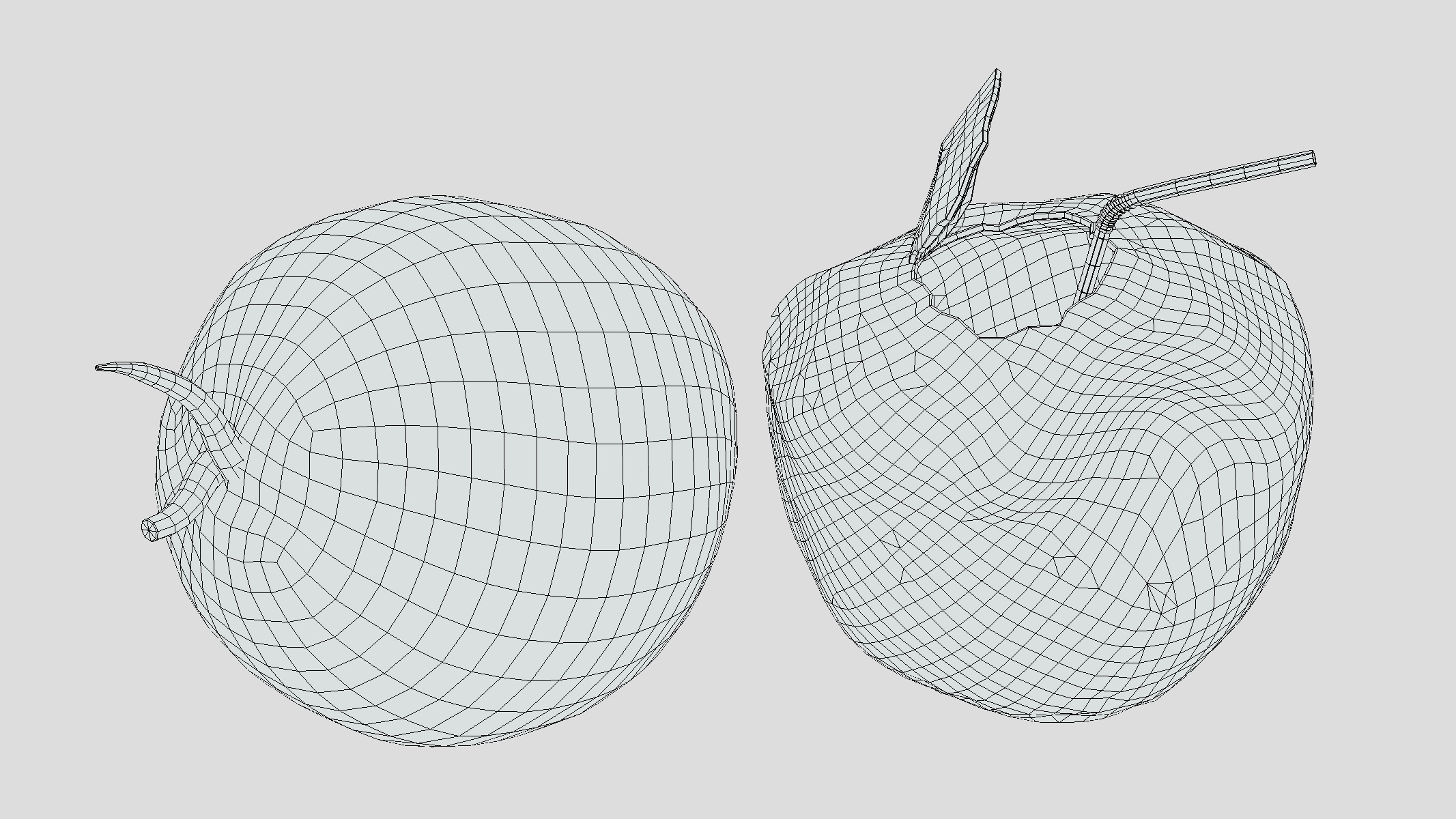 Coconut 02 Low Poly Low-poly 3D model_1