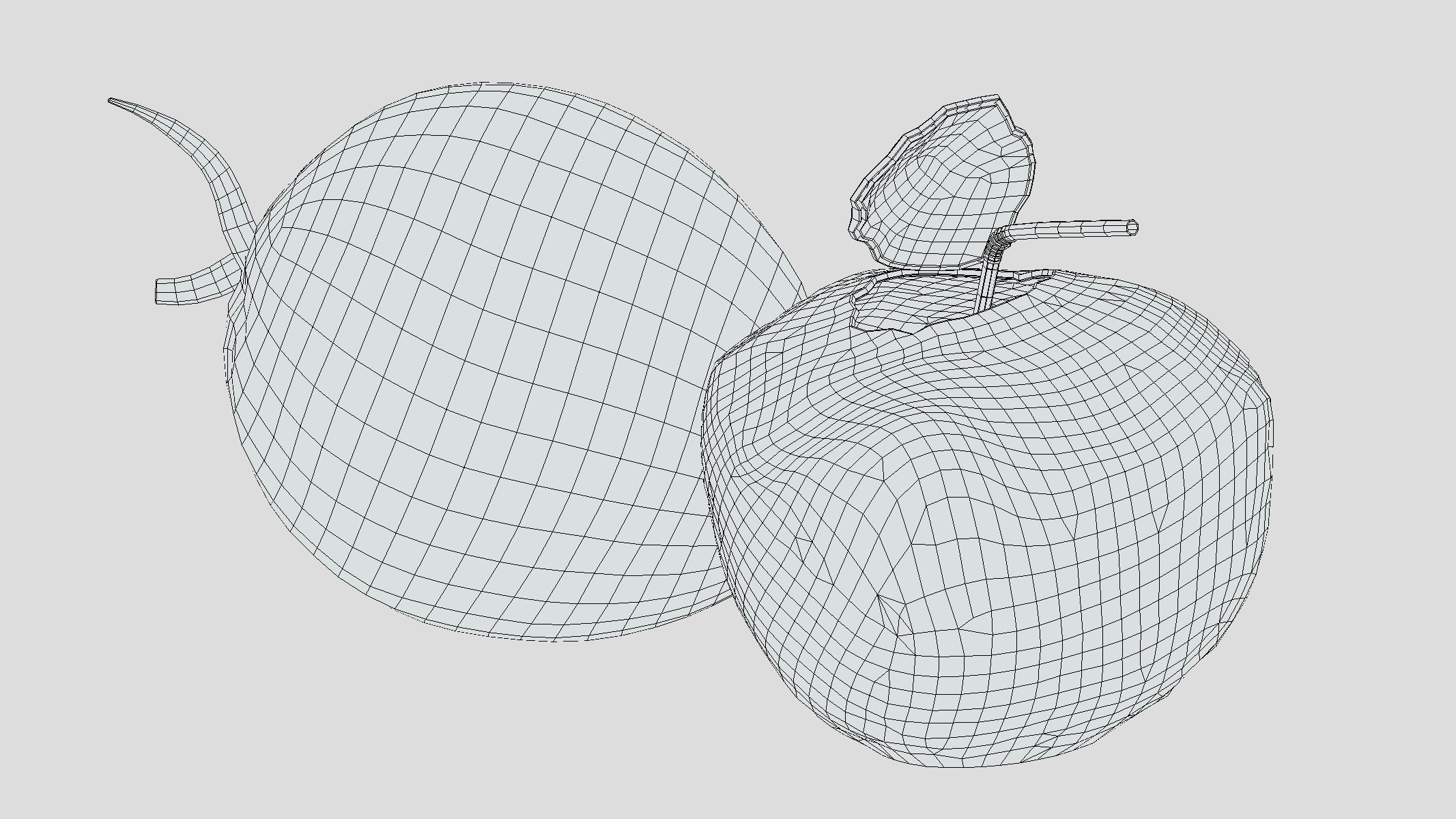 Coconut 02 Low Poly Low-poly 3D model_5