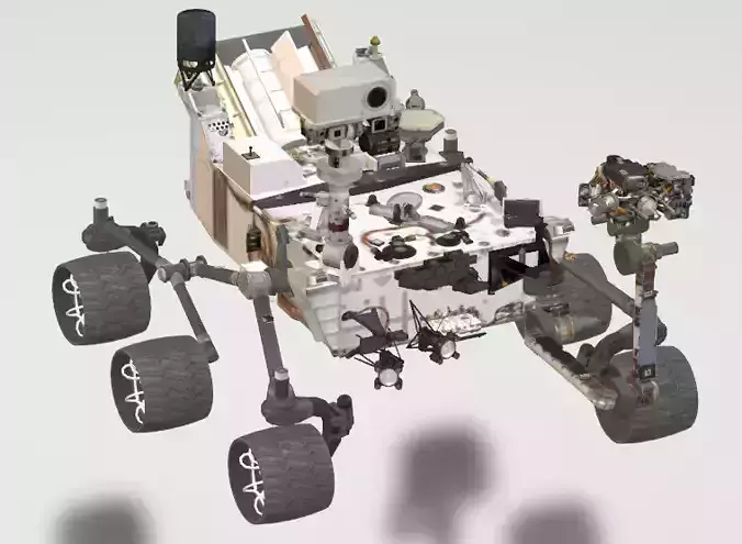 Mars Curiosity Rover 3D model