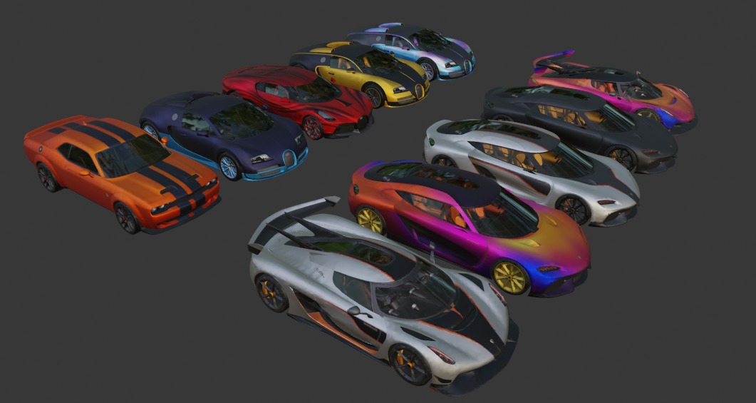 PUBG vehicles Sport pack 2 Low-poly 3D model_1