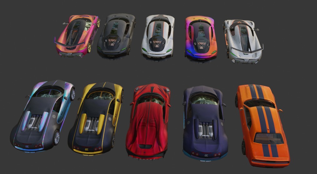 PUBG vehicles Sport pack 2 Low-poly 3D model_2