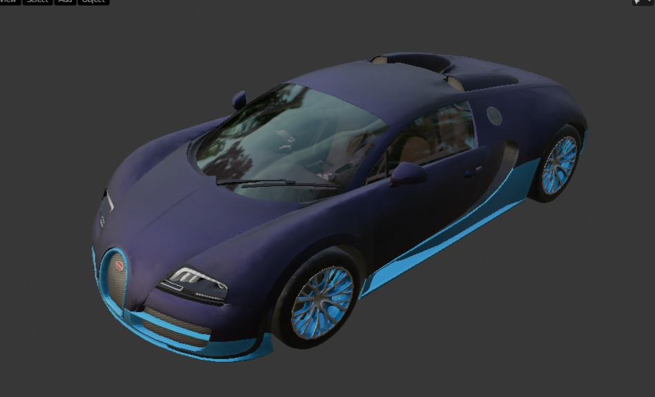 PUBG vehicles Sport pack 2 Low-poly 3D model_4