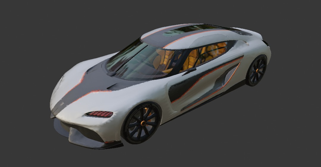 PUBG vehicles Sport pack 2 Low-poly 3D model_8