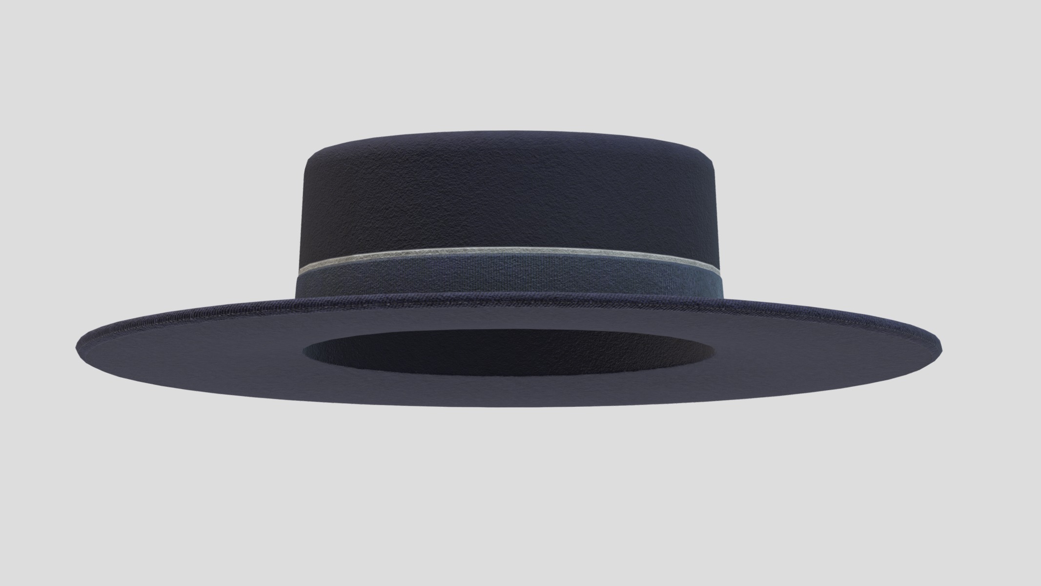 Cordobes Hat Low Poly Low-poly 3D model_6