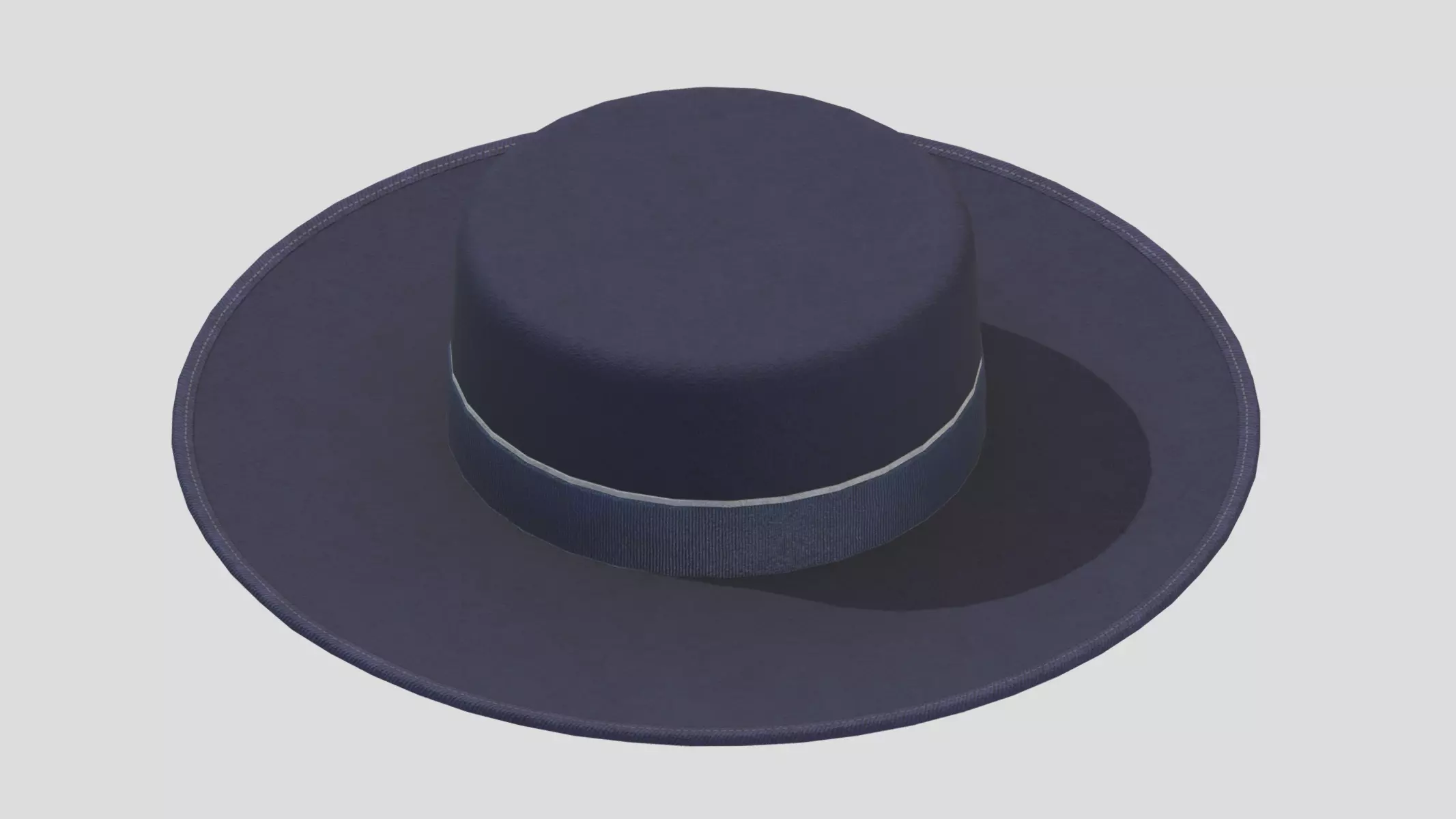 Cordobes Hat Low Poly Low-poly 3D model_0