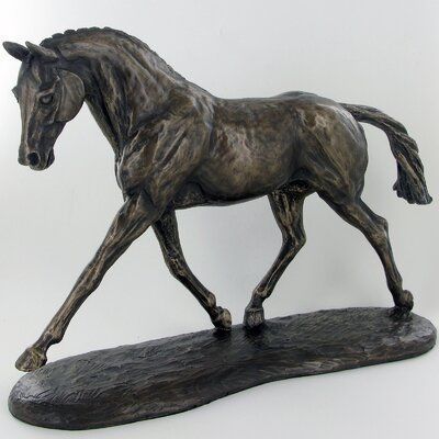 Bull Bronze Arlington Trotting Warmblood Horse Running Figurine 3D model_4