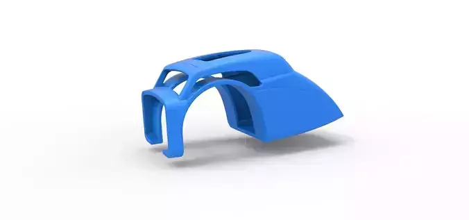 Shell of Vintage front engine dragster Version 2 Scale 1 to 25