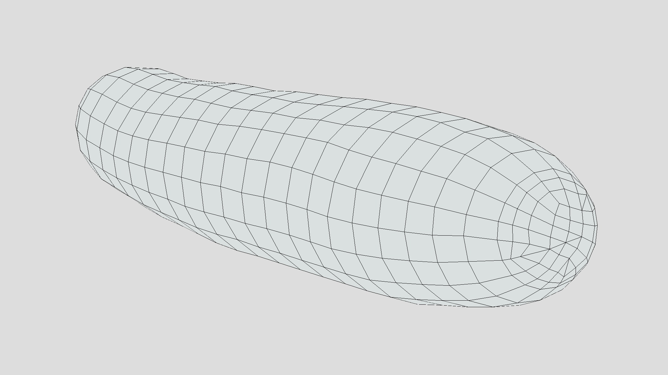 Cucumber Low Poly Low-poly 3D model_9