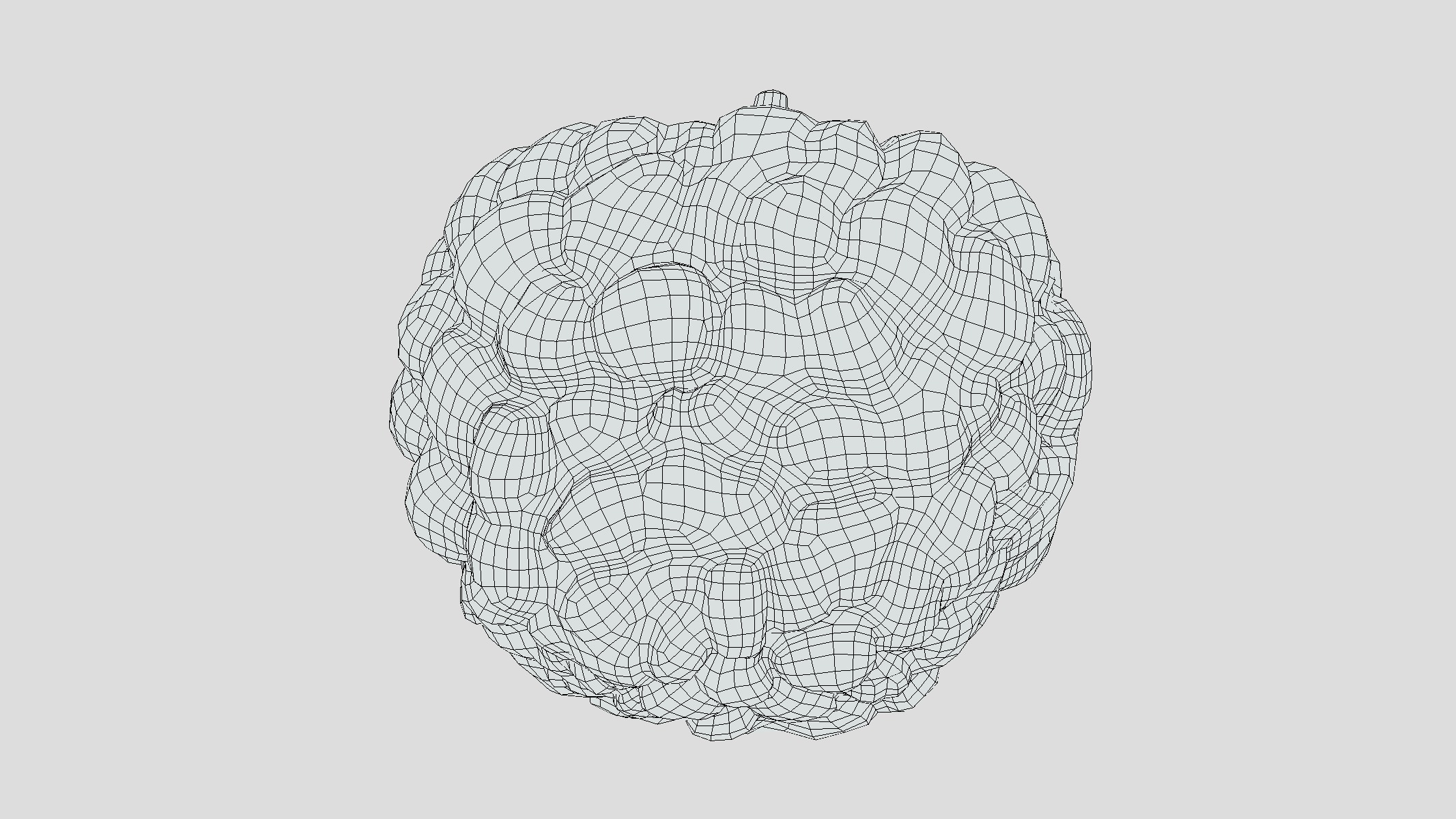Custard Apple Low Poly Low-poly 3D model_11