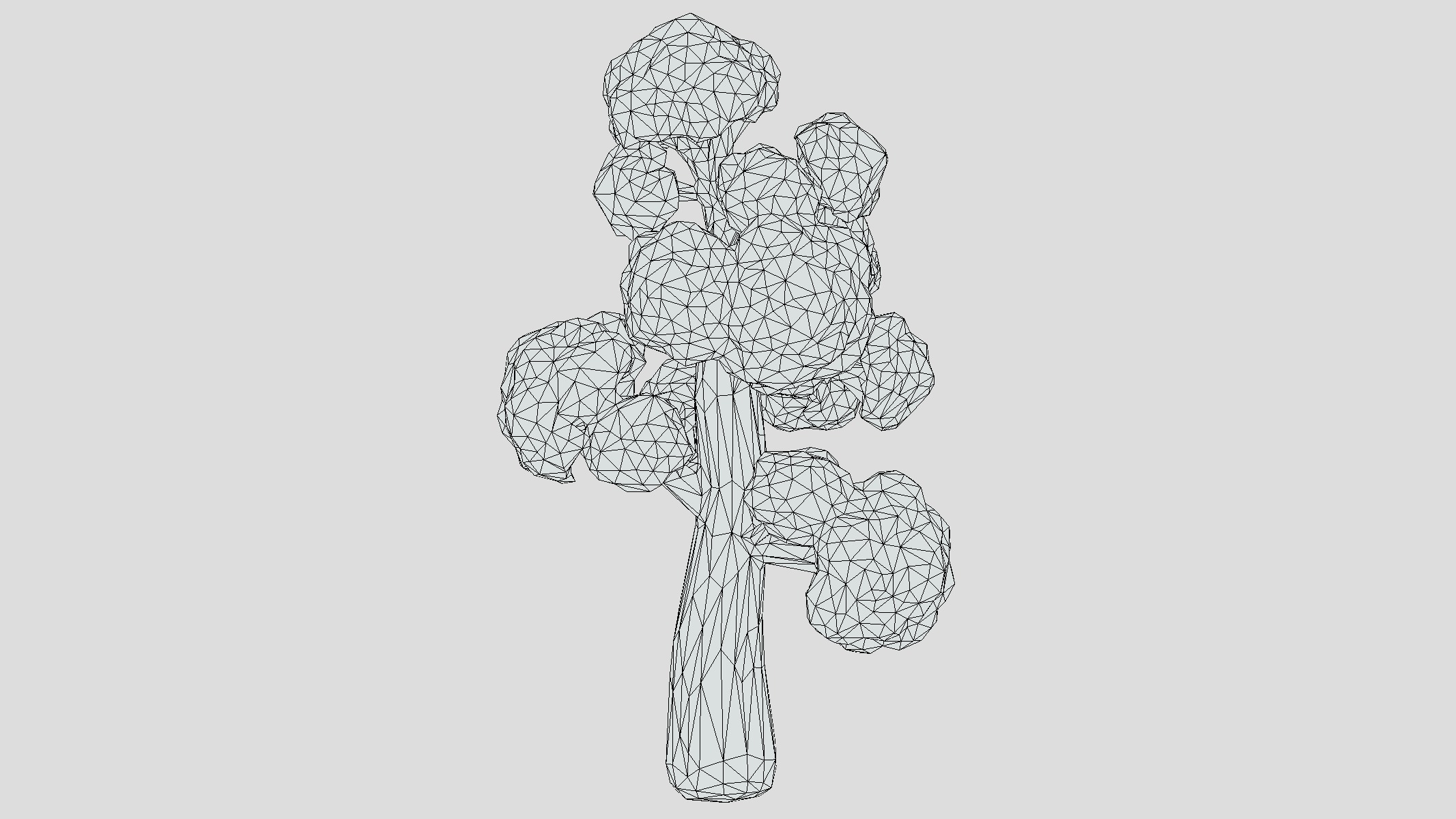 Dendronephthya Coral Low Poly Low-poly 3D model_11