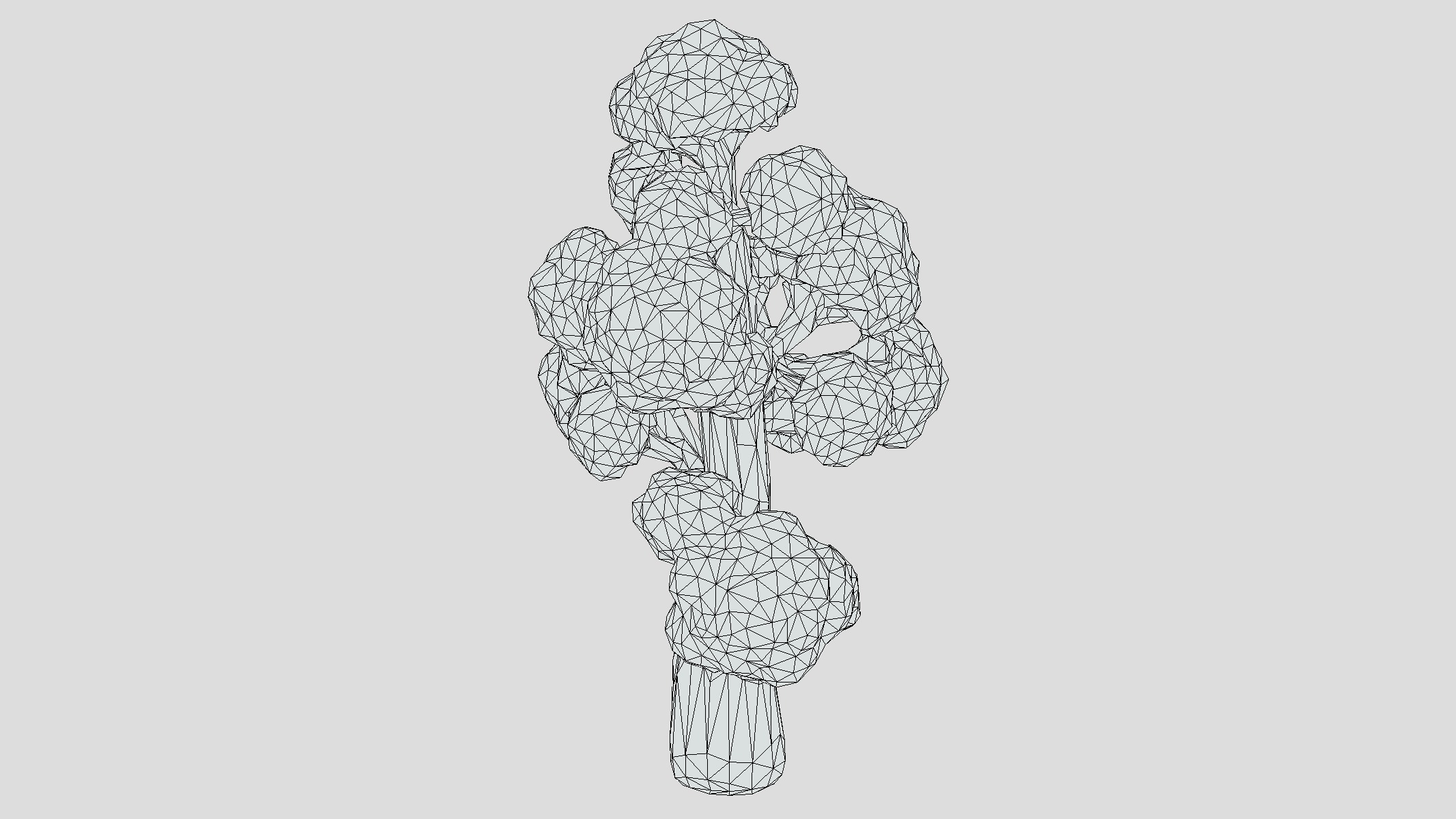 Dendronephthya Coral Low Poly Low-poly 3D model_1