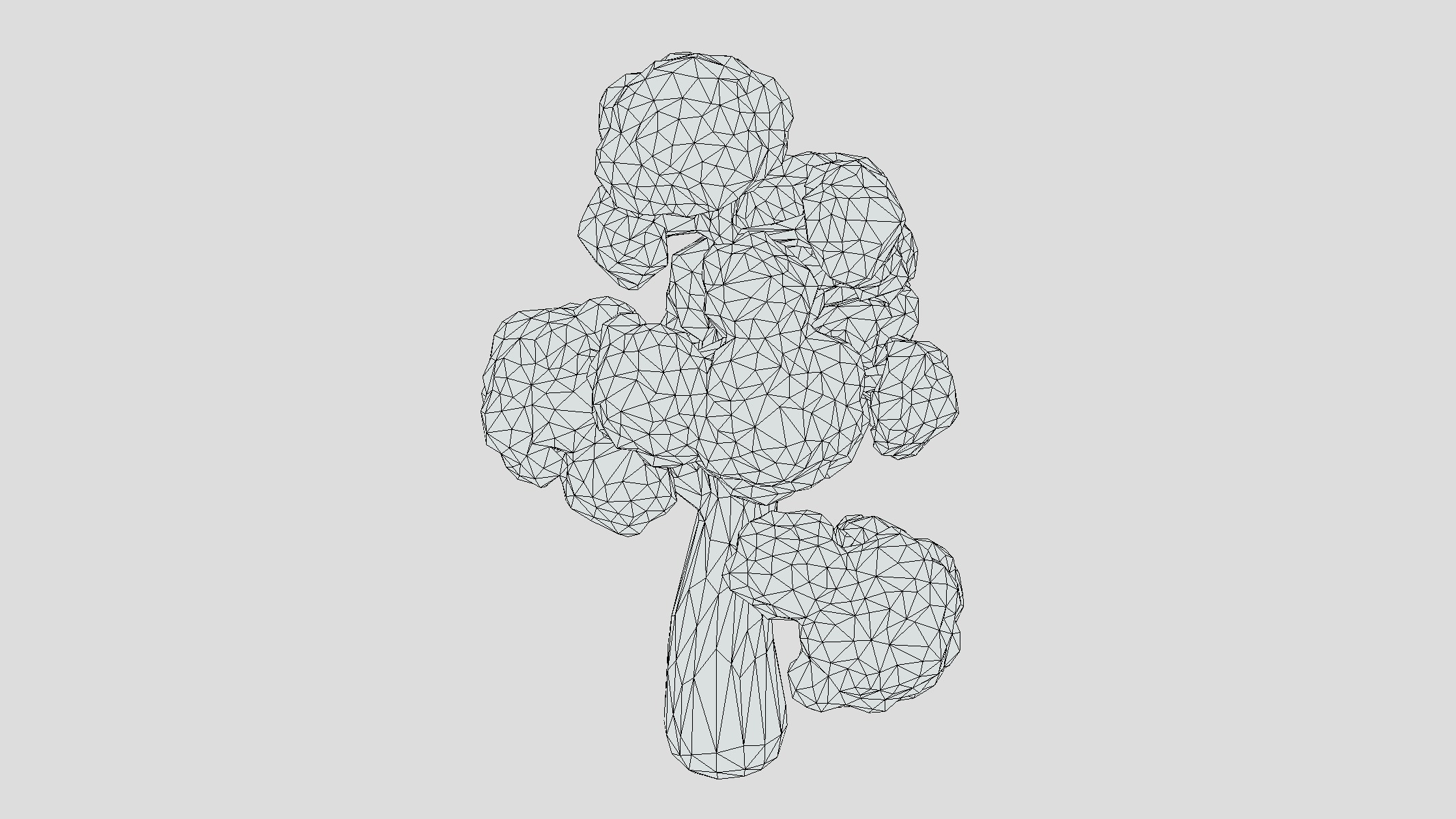 Dendronephthya Coral Low Poly Low-poly 3D model_3