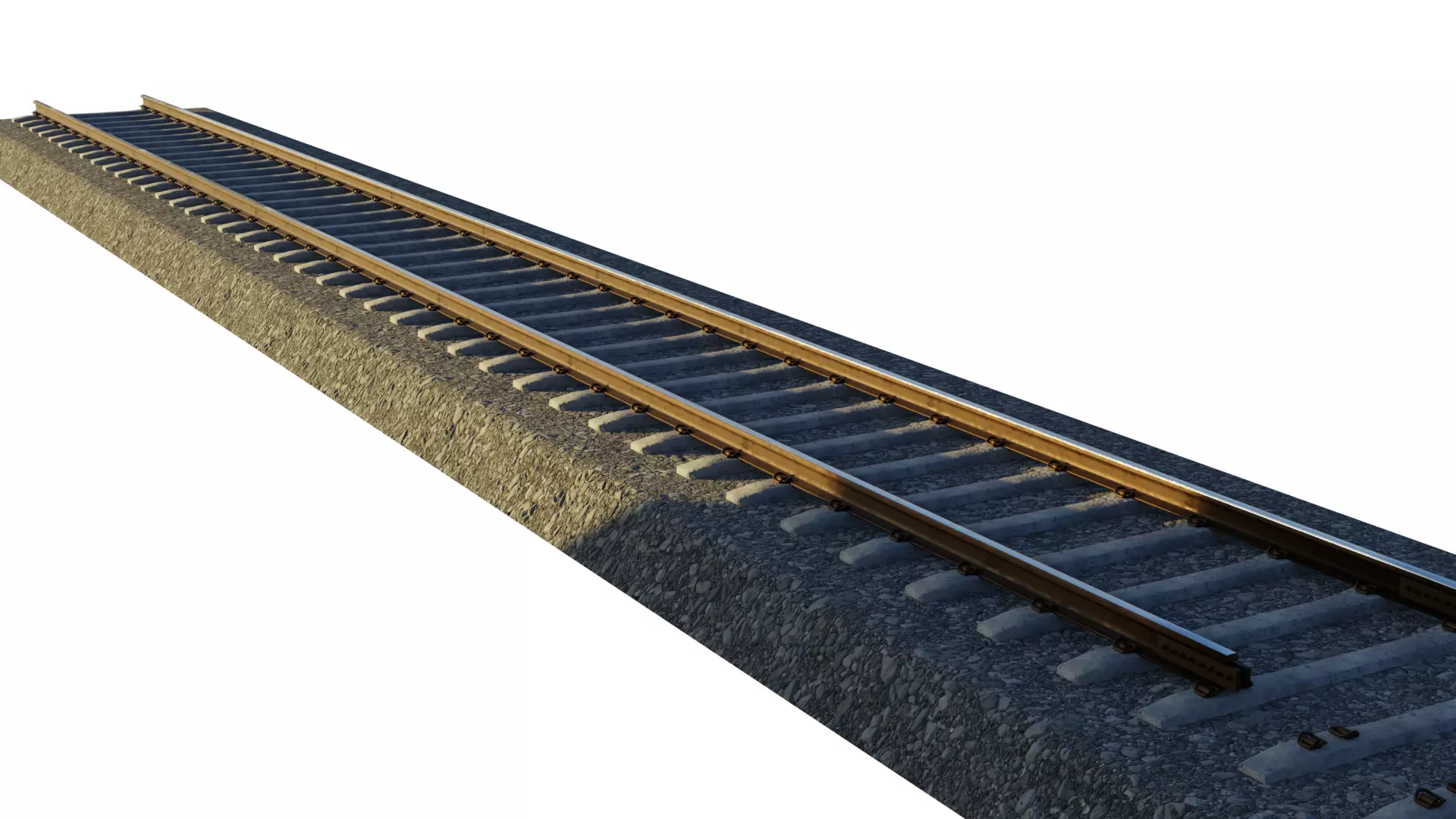 REALISTIC INDIAN RAILWAY TRACKS Free 3D model