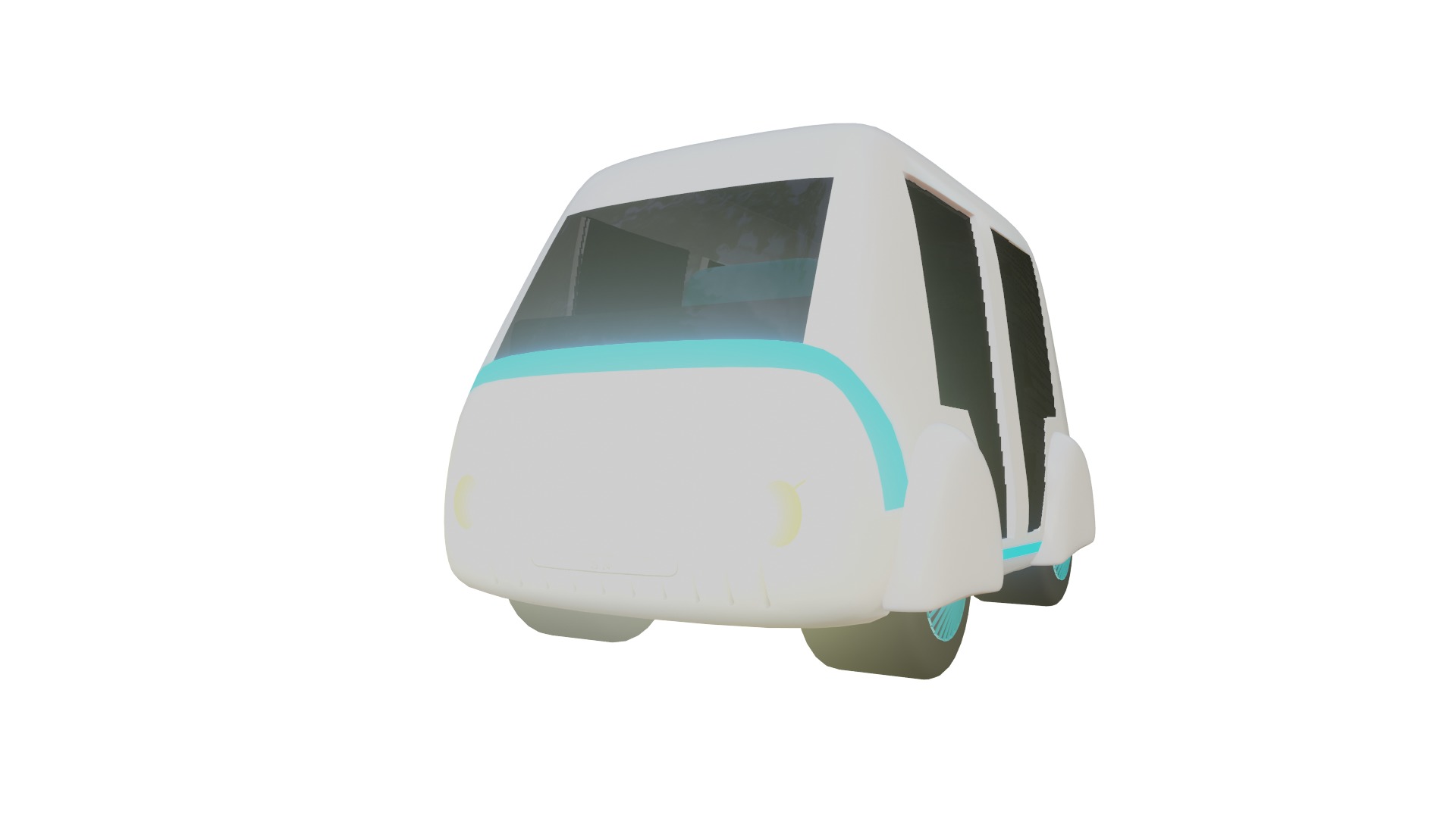 Futuristic Minibus Gen 1 3D model_3