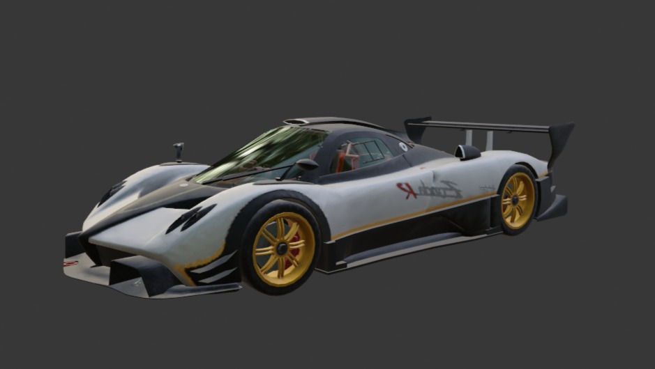 PUBG vehicles Racing pack 5 Low-poly 3D model_5