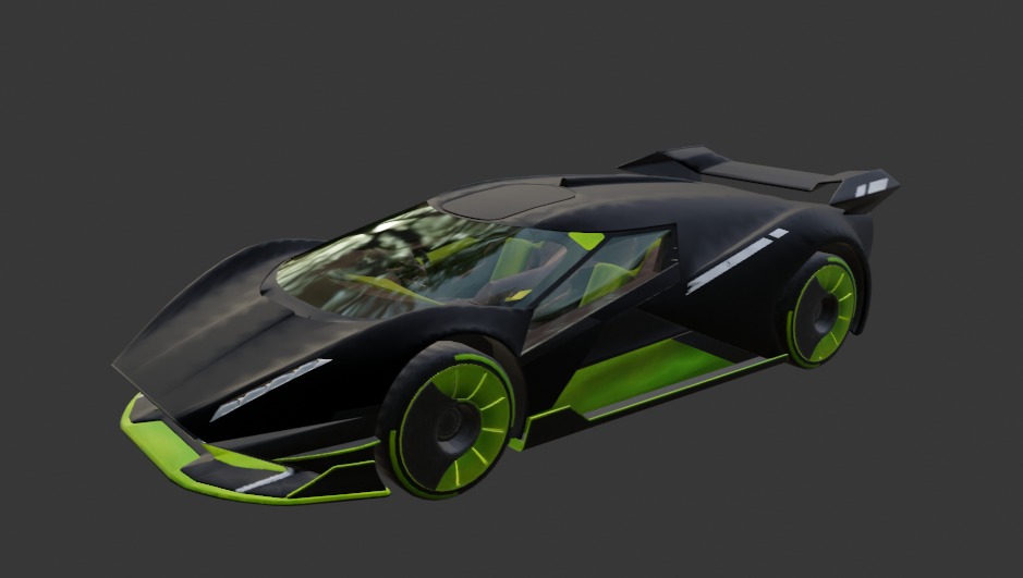 PUBG vehicles Racing pack 5 Low-poly 3D model_11