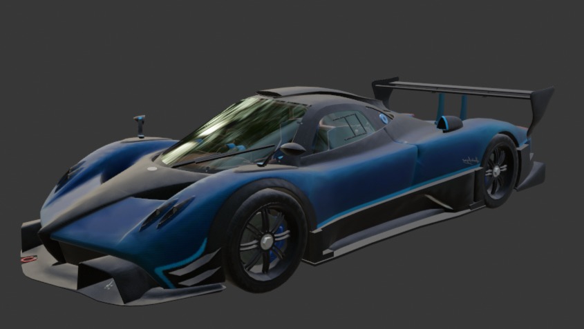 PUBG vehicles Racing pack 5 Low-poly 3D model_7