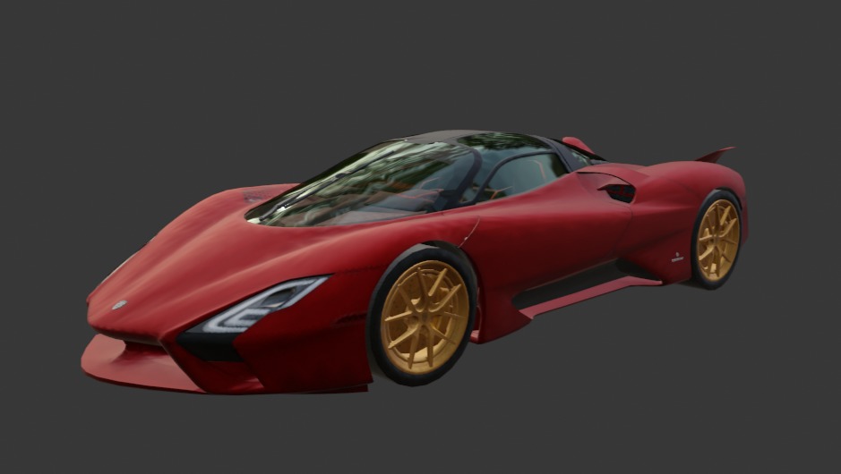 PUBG vehicles Racing pack 5 Low-poly 3D model_9