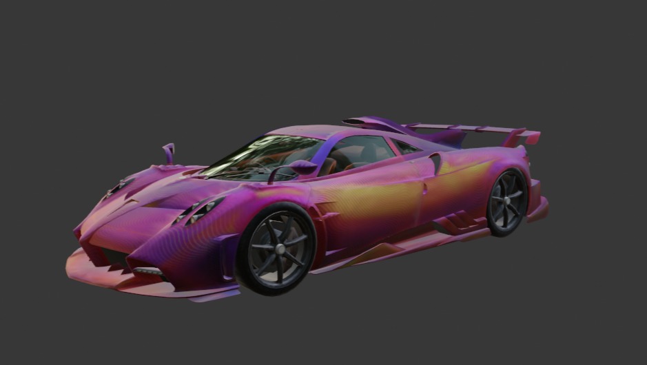 PUBG vehicles Racing pack 5 Low-poly 3D model_4