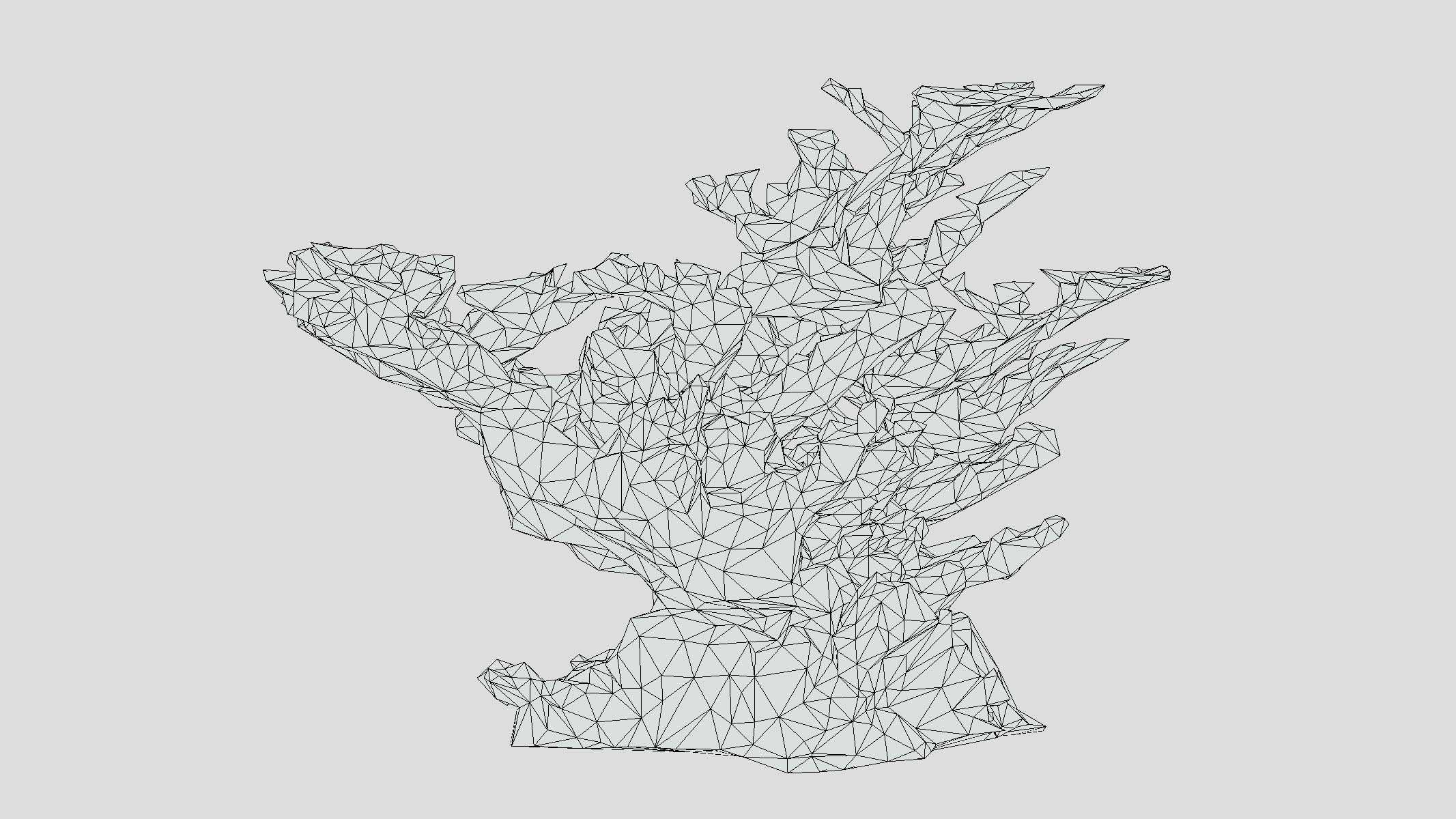 Elkhorn Coral Low Poly Low-poly 3D model_7