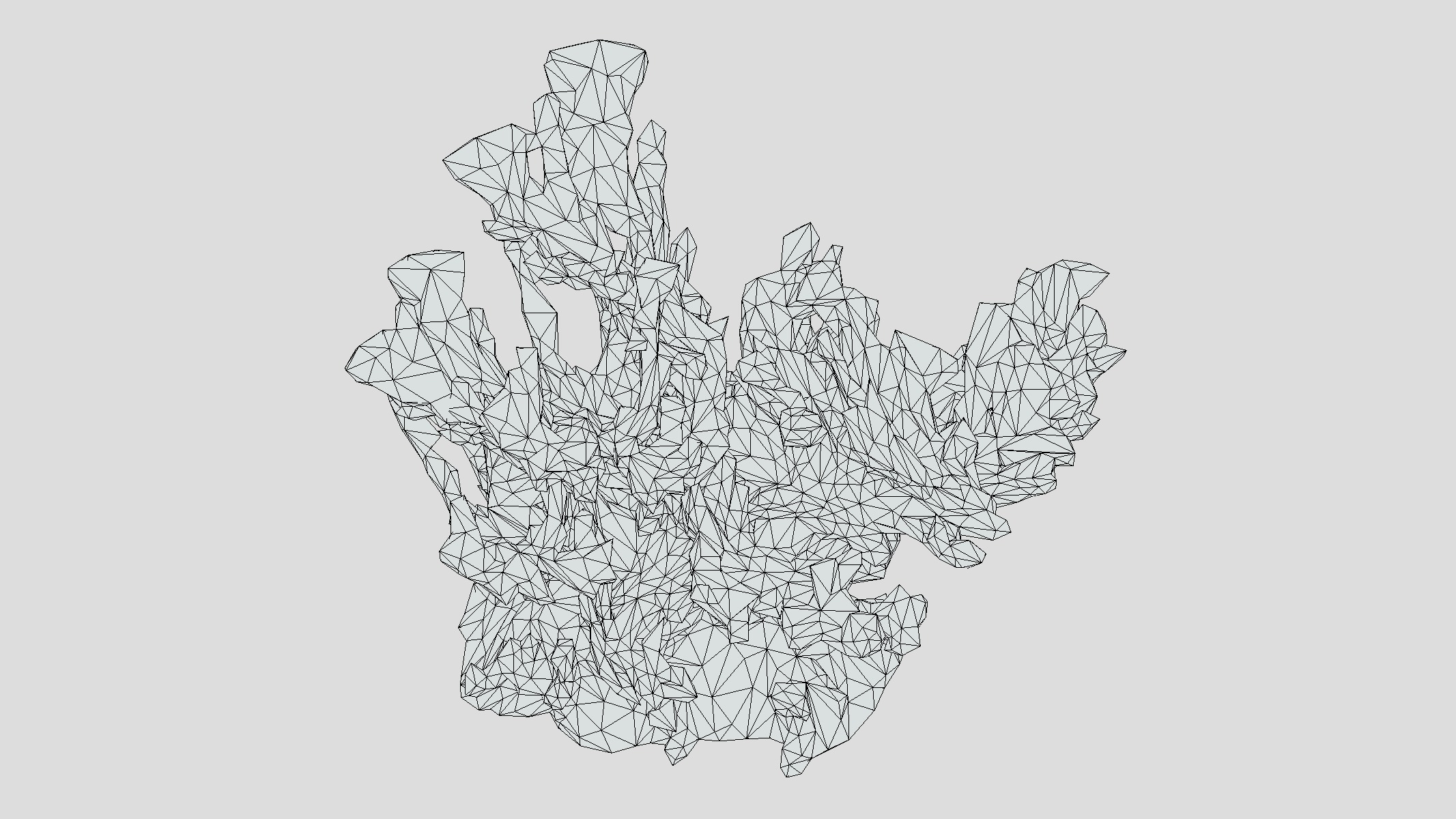 Elkhorn Coral Low Poly Low-poly 3D model_9