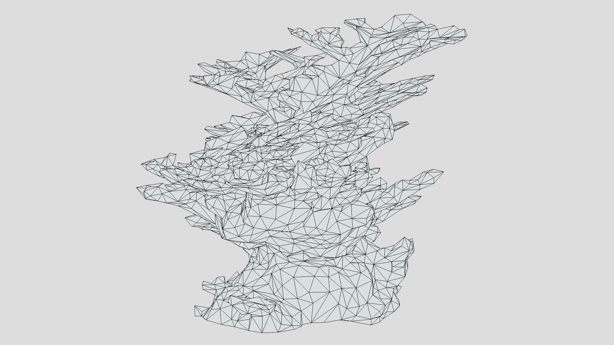 Elkhorn Coral Low Poly Low-poly 3D model_5