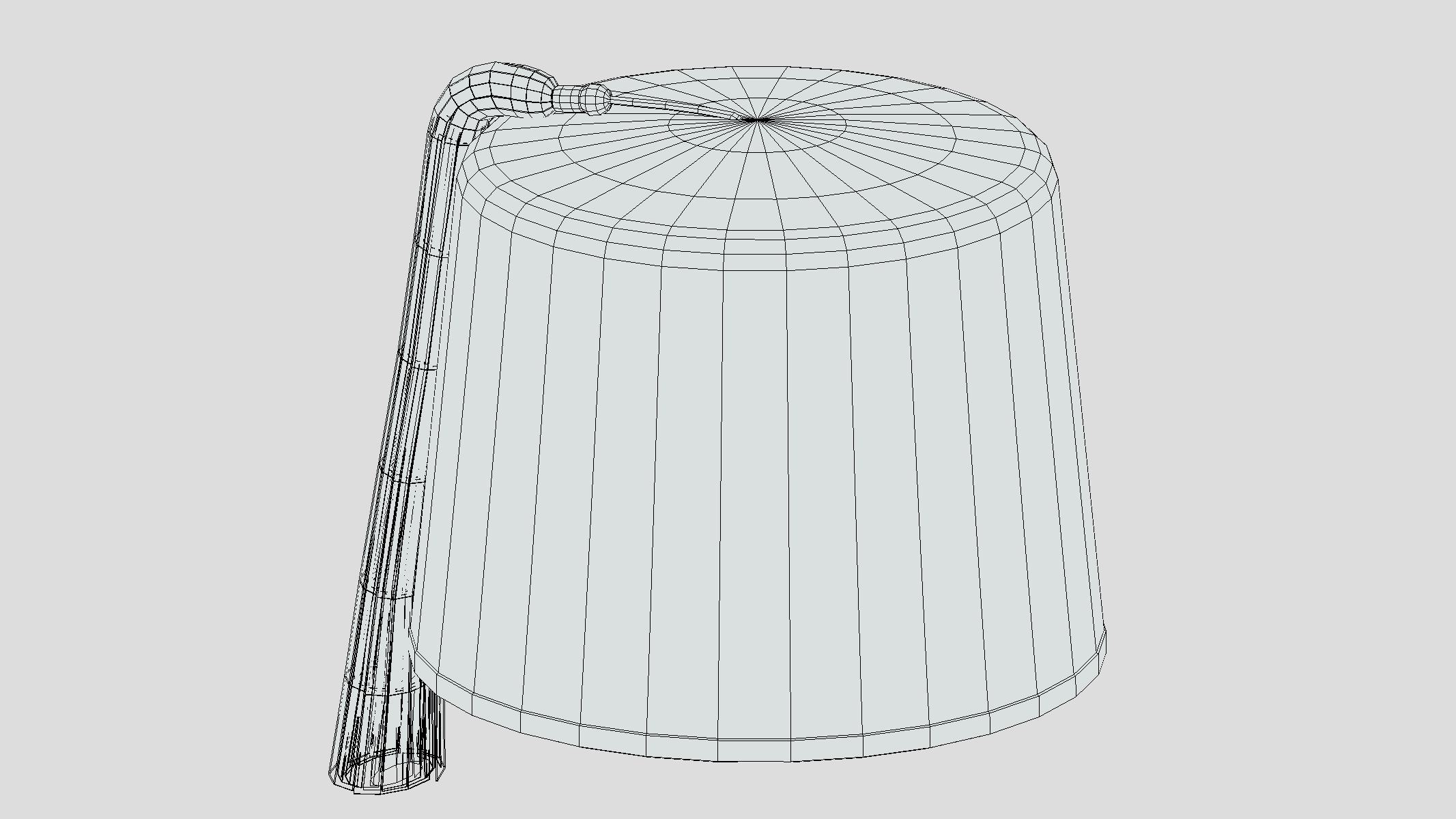 Fez Hat Low Poly Low-poly 3D model_5