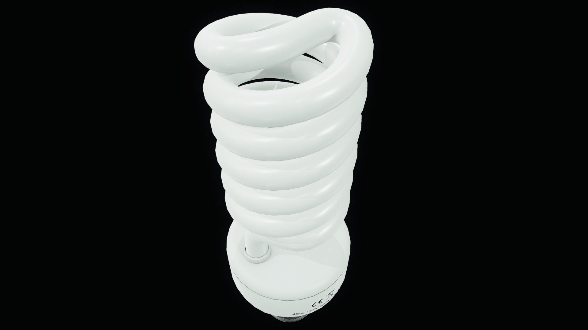 Spiral Bulb - Tutorial Included Low-poly 3D model_14