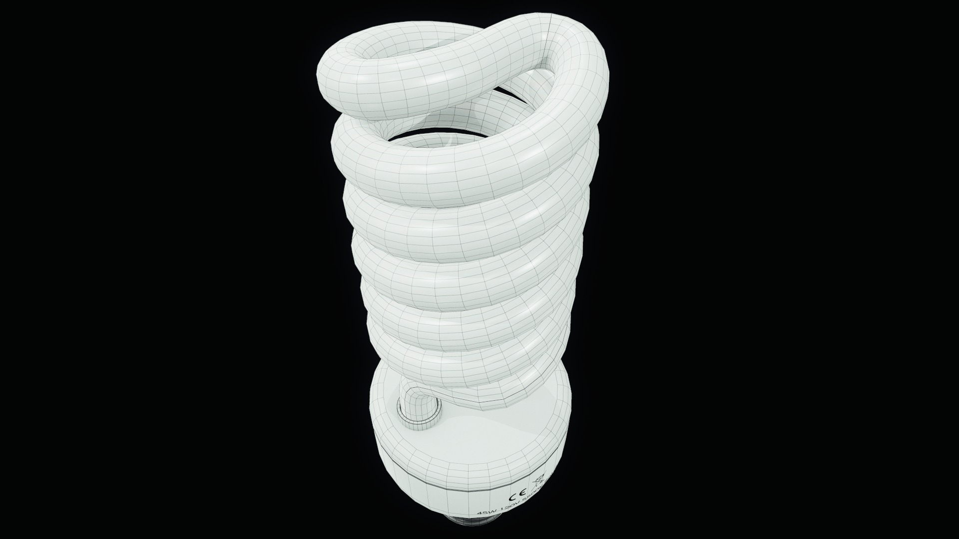 Spiral Bulb - Tutorial Included Low-poly 3D model_15