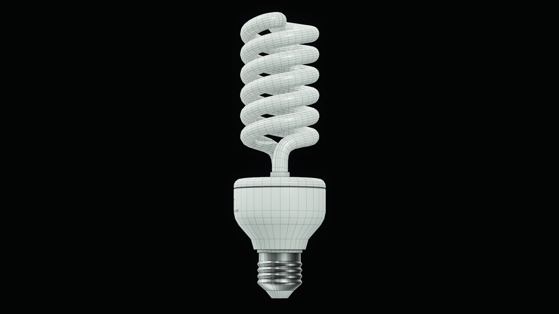 Spiral Bulb - Tutorial Included Low-poly 3D model_5
